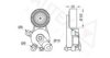 VW 6Q0145299 Tensioner Lever, v-ribbed belt